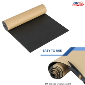 Sponge Neoprene with Adhesive Foam Rubber Sheet 1/8” Thick X 12” Wide X 54” Long - Picture 1 of 5