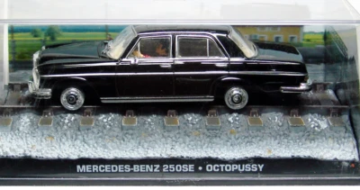 Mercedes-Benz 250SE Octopussy + Cargador 1:43 Diecast Metal Foto 1 de 4