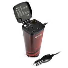 200W Power Inverter DC 12V to AC 240V 2USB Car Charger Adapter for iPhone Laptop