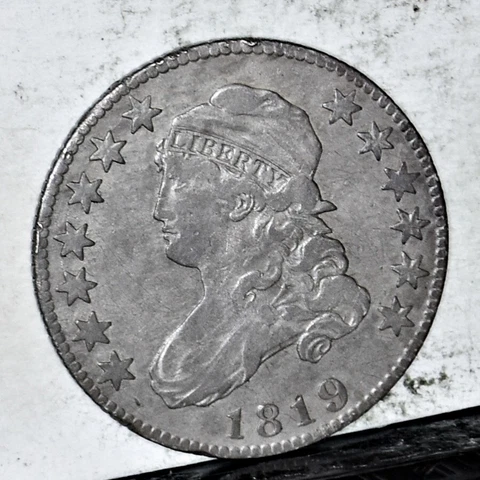 1819 Bust Quarter - VF Details (#45835) Cover