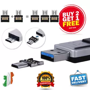 Micro USB Male to USB Female OTG Adapter Converter - Bild 1 von 9
