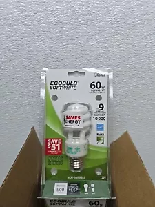 Feit Electric ECOBULB PLUS SOFTWHITE 60W Equivalent Uses 13W 6 Pack - Picture 1 of 7