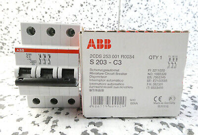 Abb S203-c3 (2cds 253 001 R0034) (~400v) Leitungsschutzschalter • 24.99€