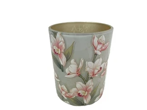 Formano Windlicht Teelicht Tischdekoration Teelichthalter Blumenmotiv groß - Bild 1 von 2
