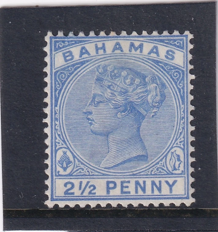 BAHAMAS QV 1884-88 2 1/2D УЛЬТРАМАРИН ПРЕВОСХОДНЫЙ СВЕЖИЙ MUH #2439 - Изображение 1 из 1