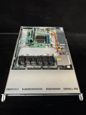 CSE-815 SUPERMICRO 1U 4LFF SERVER 1x 4C E3-1231V3 3.4GHz 16GB RAM X10SLM+-LN4F - Image 1 of 3