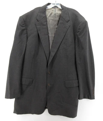 Abrigo Deportivo Ralph Lauren DE COLECCIÓN Hombres 46 Largo Gris Blazer Chaqueta de Lana Años 90 EE. UU. * Foto 1 de 4
