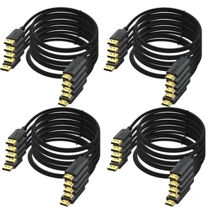 DisplayPort to HDMI Cable 6 feet, 20-Pack Display Port DP to HDMI Adapter Mal... - Picture 1 of 9