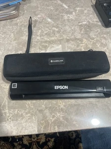 Epson WorkForce DS-30 Black Document Scanner for PC For Parts-WITH CASE - Picture 1 of 3