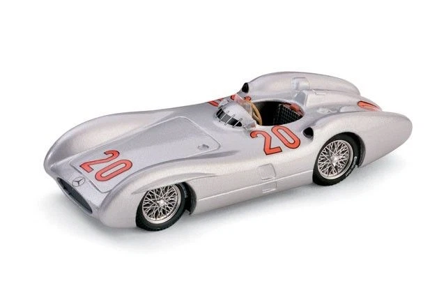 Brumm BM0280B MERCEDES W 196 K.KLING 1954 N.22 2nd FRANCE GP 1:43 Modellino - Immagine 1 di 1
