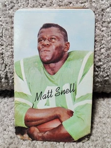 1970 TOPPS SUPER Matt Snell #20 - Picture 1 of 5