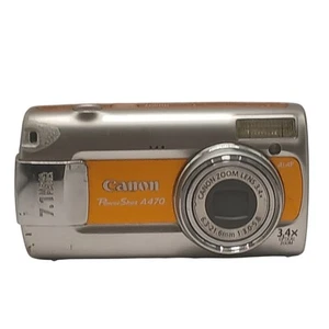 Canon Powershot A470 Digital Camera MEGA PIXELS 7.1 OPTICAL ZOOM 3.4x - Picture 1 of 7