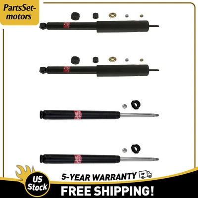 KYB Suspension Pair of Front & Rear Gas Shock Absorbers for 81-85 Mazda RX-7 New - Image 1 of 4