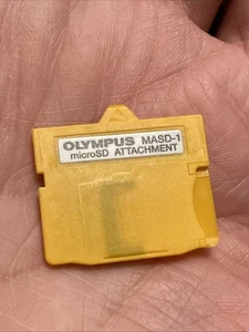 Adattatore giallo Olympus Mirosd a convertitore Xd Masd-1 - Foto 1 di 2