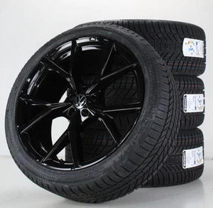 VW Touareg R Winterräder 22 Zoll Felgen Estoril schwarz Alufelgen 760601025AF - Bild 1 von 5