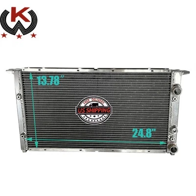 All Aluminum Radiator Fit Volkswagen 1994-1998 Jetta Golf GTI GLX VR6 2.8L V6 MT - Image 1 of 4
