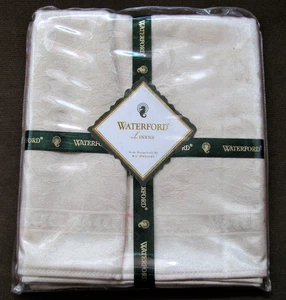Juego de 4 servilletas de cóctel Waterford Linens marfil 20X20 de colección 1997 - nunca usadas - Imagen 1 de 1
