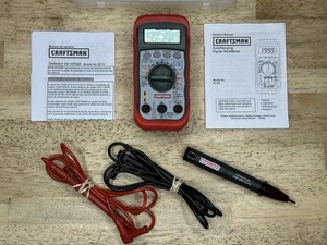 Multímetro digital Craftsman AutoRanging Voltímetro Probador AC DC - 82139 - Imagen 1 de 9
