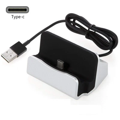 Type-C Sync Cradle Charger Base Stand Holder Charging Dock Station Smart P_DS - Image 1 of 4