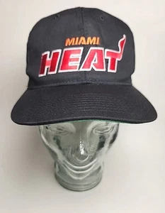 Sombrero Heat Miami Starter vintage. Nunca usado. Negro raro. Sombrero de iniciación años 90. Corea - Imagen 1 de 9