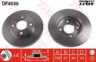 Fits Ford Fusion 1.4 1.6 Petrol 1.4 1.6 Diesel 02-12 Front Brake Discs 258mm v Ford Fusion