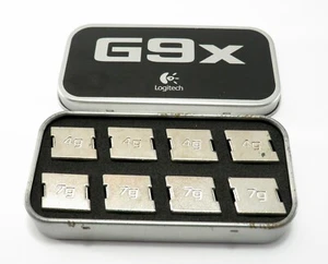 8x Logitech G9 & G9x original Ersatz Tuning-Gewichte mit Etui - Bild 1 von 5