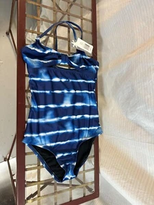 Splendid Littles Girl's Printed Halter One-Piece (Big Kids) Navy 10 - Picture 1 of 3
