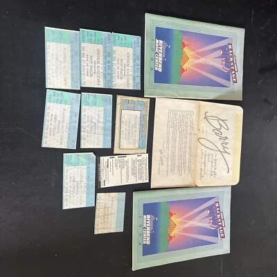 Vintage 1994 Barry Manilow tickets a set Of 8 tickets and bonus Book From Event - Image 1 of 4