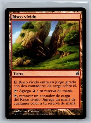 Magic The Gathering SPANISH Lorwyn Vivid Crag #275/301 Land MTG TCG CCG - Image 1 of 2