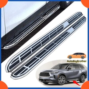 Fits Infiniti QX60 2022 2023 Running Boards Side Steps Nerf Bar Protector Pedal - Picture 1 of 15