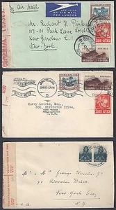 SOUTH AFRICA 1940s COLLECTION OF 7 COVERS 5 ARE CENSORED ONE FROM OOKIEP NAMAGUA - Picture 1 of 2