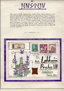 M26365 WWII/POST WWII UNIQUE ORIGINAL HAND-PAINTED WATERCOLOUR REGISTERED COVER - Picture 1 of 1