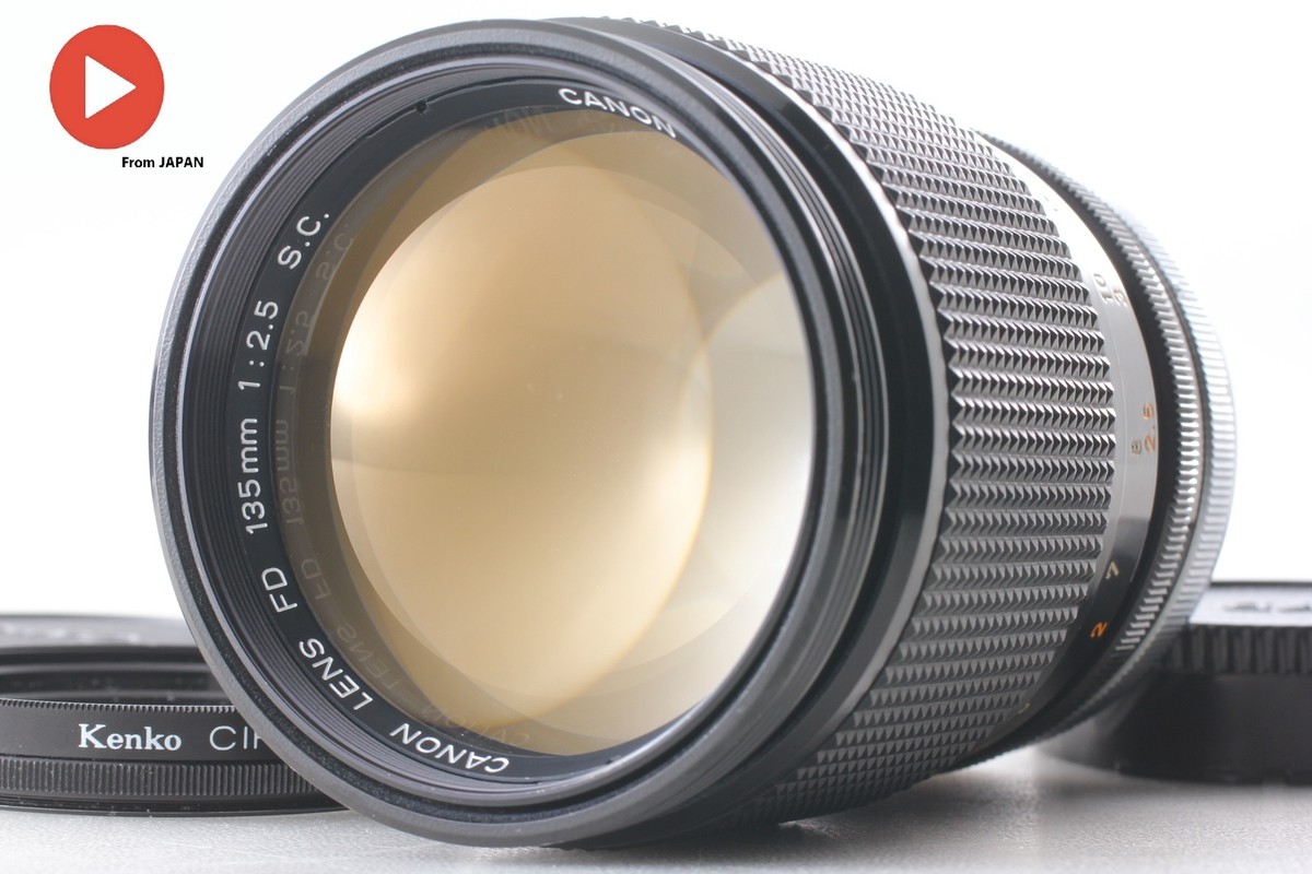 Canon FD Camera Lenses 135mm Focal f/2.5 Maximum Aperture Canon FD Camera Lenses 135mm Focal f/2.5 Maximum Aperture