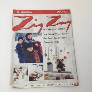 Revista Zig Zag Husqvarna Vol 21 patrón Burda costura incluida - Imagen 1 de 9