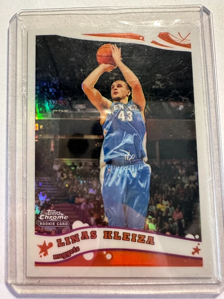 K35,736 - 2005-06 Topps Chrome Refractors #175 Linas Kleiza #/999 - Image 1 of 1