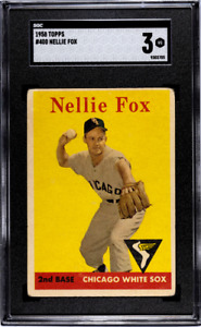 1958 Topps Nellie Fox #400 SGC 3