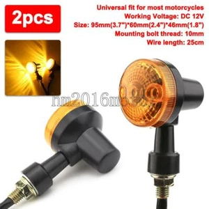 Mini bala ámbar de plástico de 2,4" señales de giro indicador de dirección bombillas de lámpara - Imagen 1 de 6