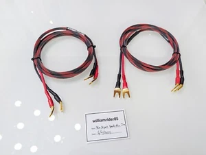 BETTER CABLES - Premium III Hi-Fi Speaker Cables with Spades - 2m (6 ft) - Picture 1 of 5