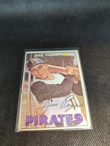 1967 Topps Jose Pagan #322 Pittsburgh Pirates Baseball Card - Picture 1 of 2