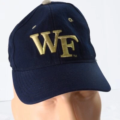 De colección Wake Forest Demon Deacons Zephyr Graf-X Talla Ajustada 6 7/8 Mezcla de Lana Foto 1 de 4