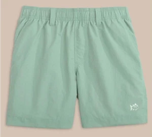 SOUTHERN TIDE Boys Shoreline Active Shorts Green Surf Size S 6/7 NWT - Picture 1 of 6