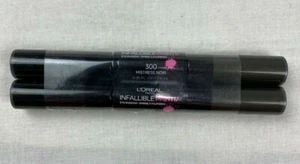 Ombre à paupières L'Oréal Infaillible Paints #300 Maîtresse Noir 2 pièces NEUF - Photo 1/5