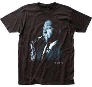 Charlie Parker Bebop American Jazz Saxophonist Fitted Men's Jersey Tee CP02 - Picture 1 of 3