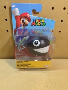 Super Mario Chain Chomp 2.5" World of Nintendo Action Figure Toy Jacks New - Picture 1 of 3
