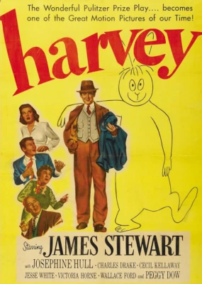 Harvey (1950) - Colourized Public Domain DVD James Stewart, Peggy Dow - Image 1 of 3