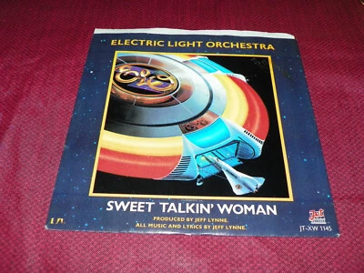 ELECTRIC LIGHT ORCHESTRA (ELO) - SWEET TALKIN' WOMAN - PURPLE VINYL 45 RPM - Image 1 of 4