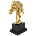  Resin Horse Head Trophy Office Animal Model Adornment Craft