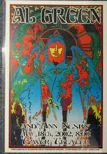 Al Green Concert Poster Philly ORIGINAL12" X 18" Tower Theater May 18, 2002 ! - Picture 1 of 1
