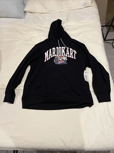 Nintendo MARIO KART Men’s XXXL Black Hoodie Sweatshirt Pullover - MWT - Picture 1 of 3