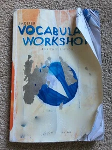 SADLIER VOCABULARY WORKSHOP ENRICHED EDITION LEVEL B - GRADE 7/8 - Picture 1 of 5
